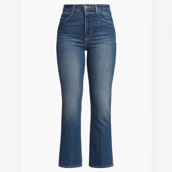 L'AGENCE Denim - L'AGENCE Mira Ultra Highrise Micro Bootcut Crop Jean